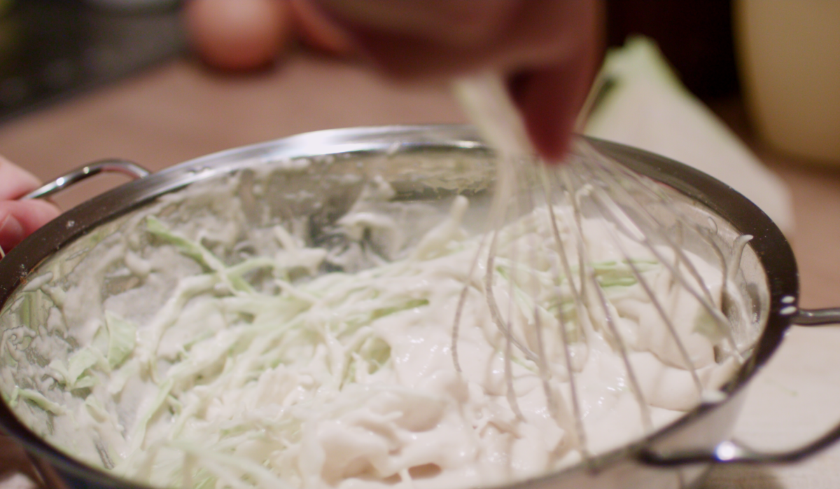 Okonomiyaki Recipe Step 2
